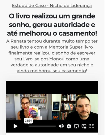 Estudo de caso Renata — nicho de liderança