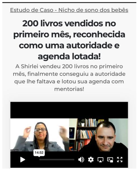 Estudo de caso Shirlei — nicho de sono dos bebês
