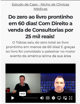 Estudo de caso Tobias — nicho de clínicas médicas